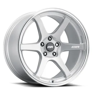 ESR APX6 19x10.5 ET22 (BLANK / 72.6) - Hyper Silver Machine Lip